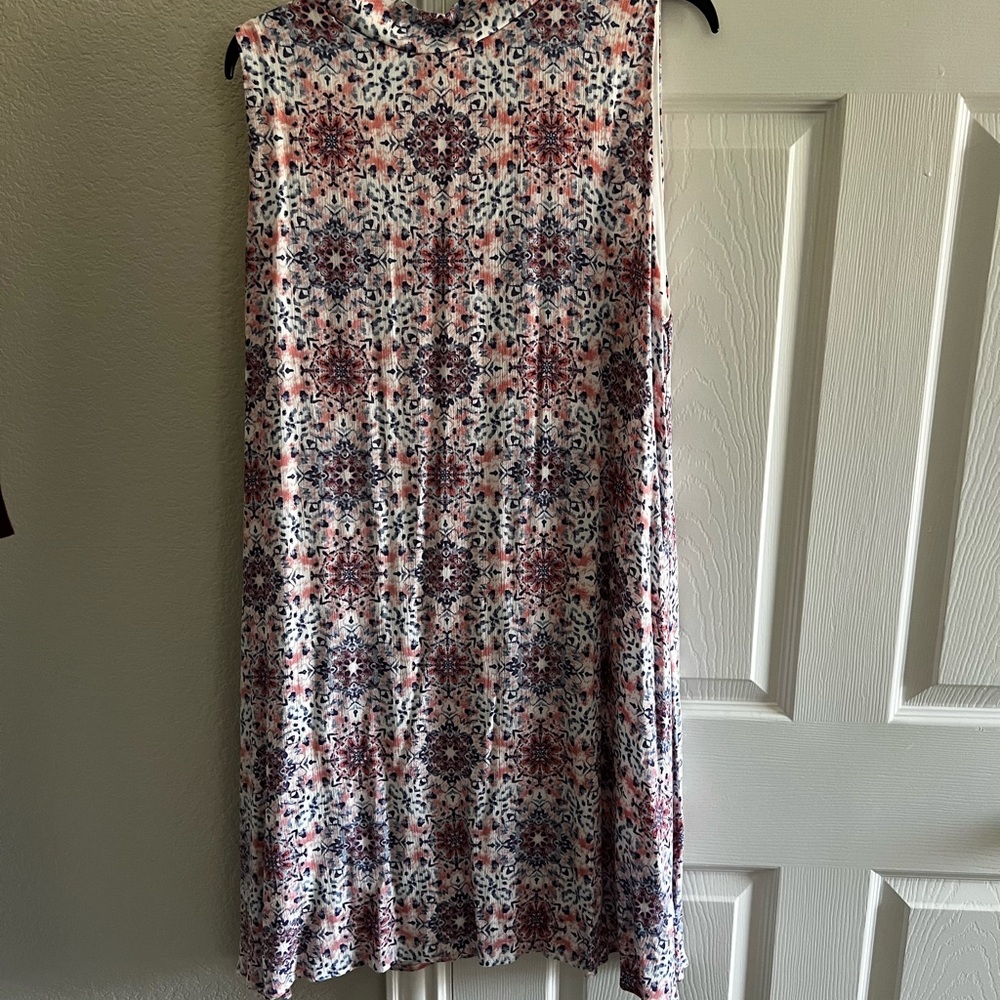 Floral Sleeveless Dress - Multicolor